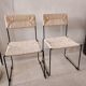 5 chaises italiennes paillées