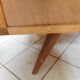 Commode bois clair pieds compas