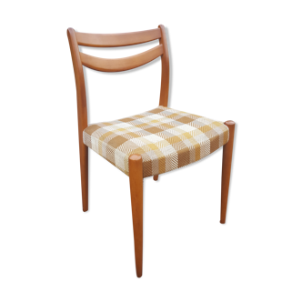 Chaise salle à manger 1960 bois clair esprit scandinave