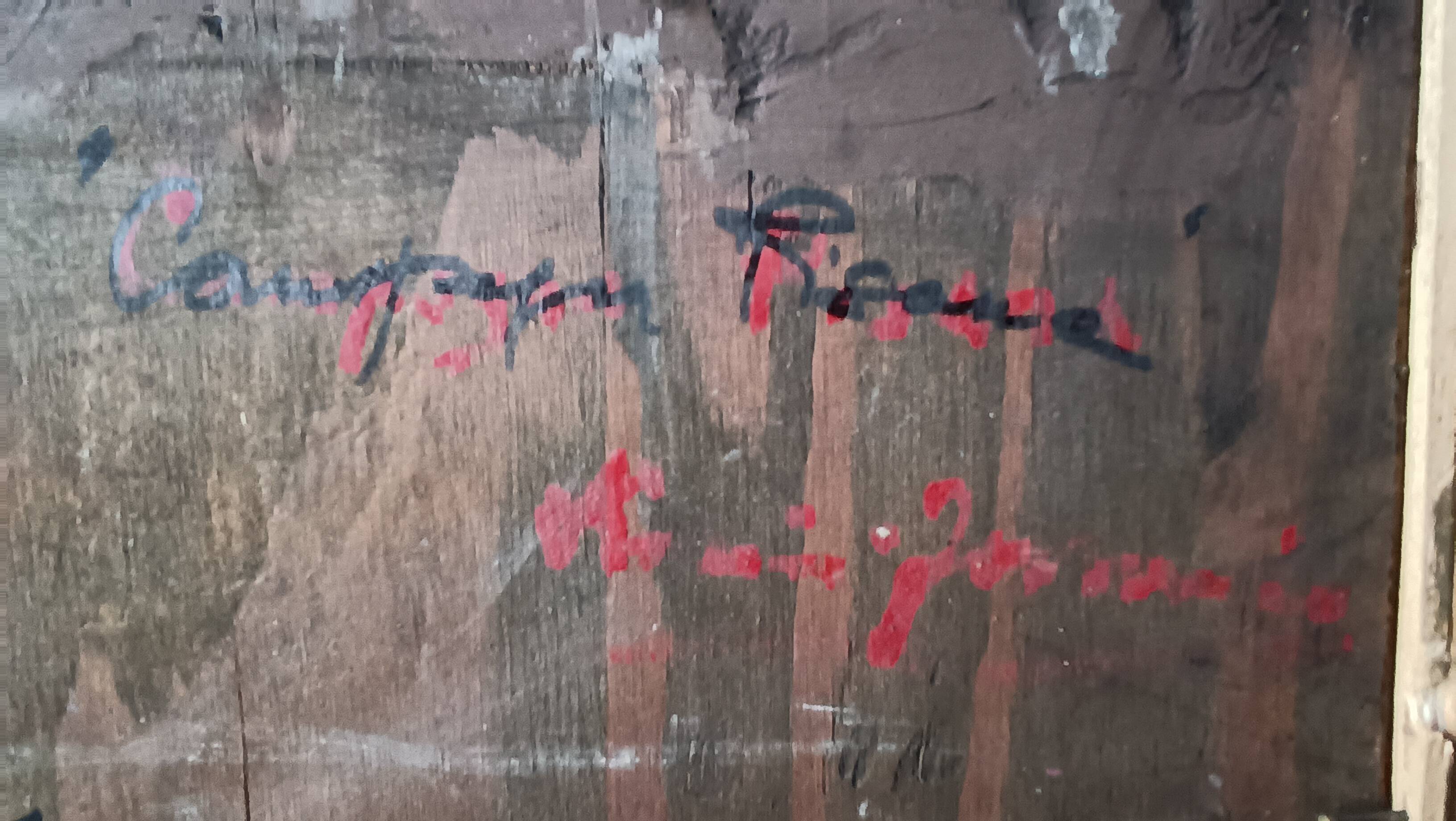 Peinture de paysage Arnaccio Pise années 1950 Ferruccio Rosini (Livourne 1932-2021)