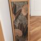 Renovated green cedar wood bookshelf