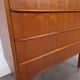 Commode en teck en provenance du Danemark avec 6 tiroirs.