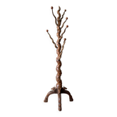 A Remarkable 19th Century Sculptured Rosewood & Buckhorn Hatstand