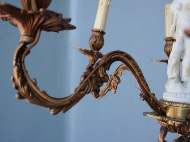 Napoleon III biscuit baby chandelier