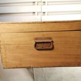 Old wooden suitcase - vintage