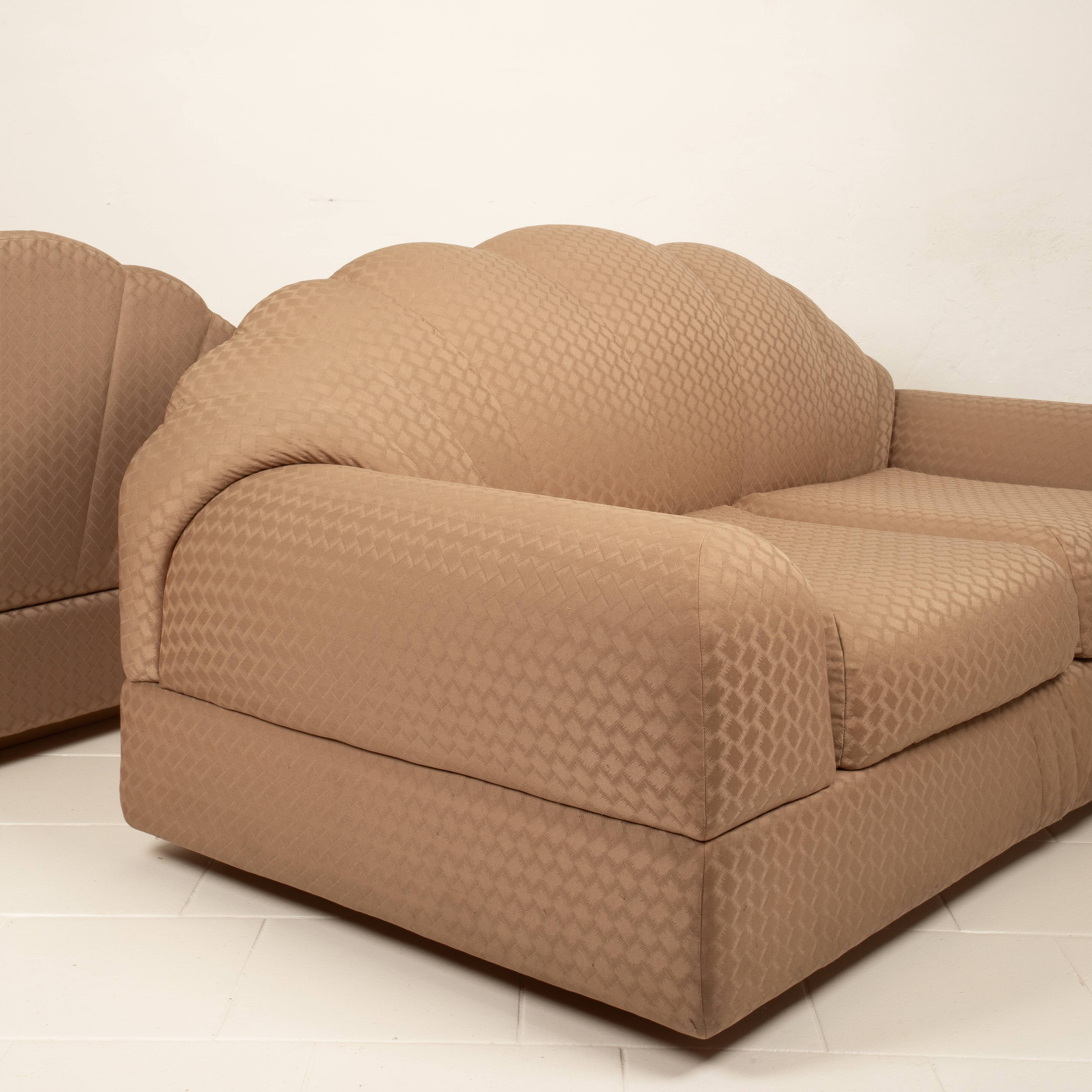 Alain Delon armchair and sofa for Maison Jansen