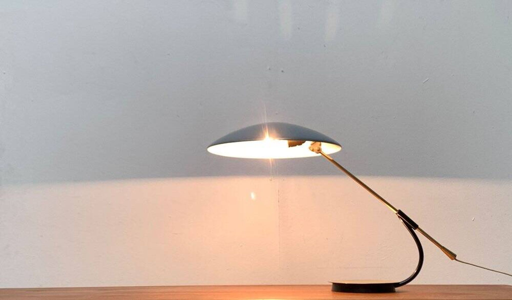German Mid-Century table lamp 6775 by Christian Dell for Kaiser Idell, 1960s