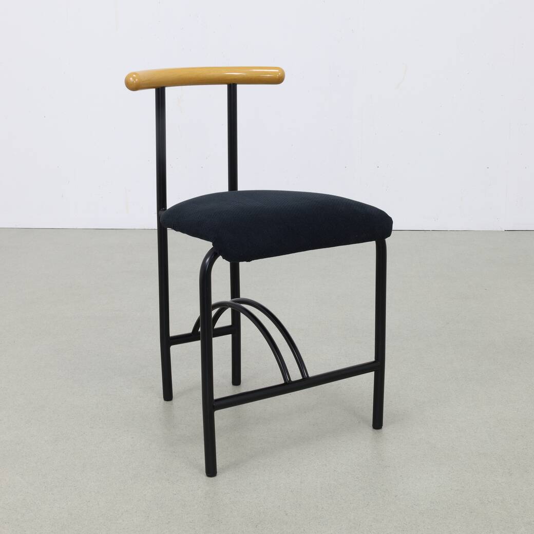 Postmodern dining chairs, 1980s, set of 6