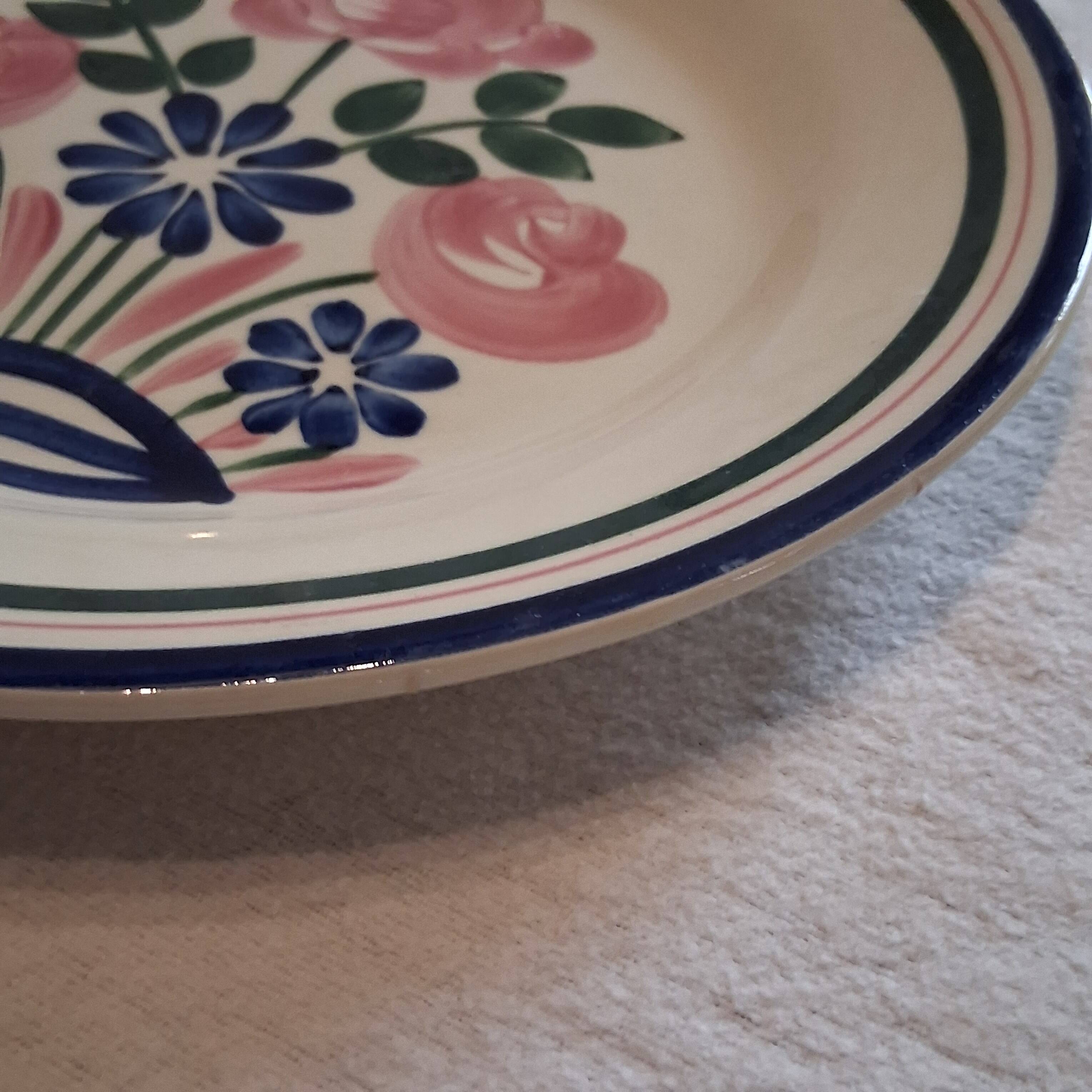 HBCM porcelain plate "Mulhouse" in very good condition.