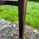 Tenreiro. Chaise cannage jacaranda palissandre