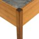 Scandinavian teak and metal planter, Sweden, 1960
