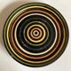 Dish XL table center in glazed terracotta ceramic 1950