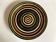 Dish XL table center in glazed terracotta ceramic 1950