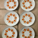 6 plates bavaria vintage 70