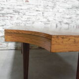 Vintage coffee table with opening on one corner