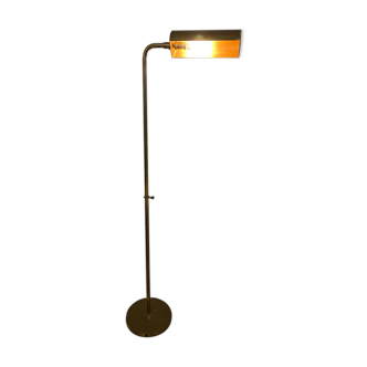 Brass e-reader floor lamp from the 60s