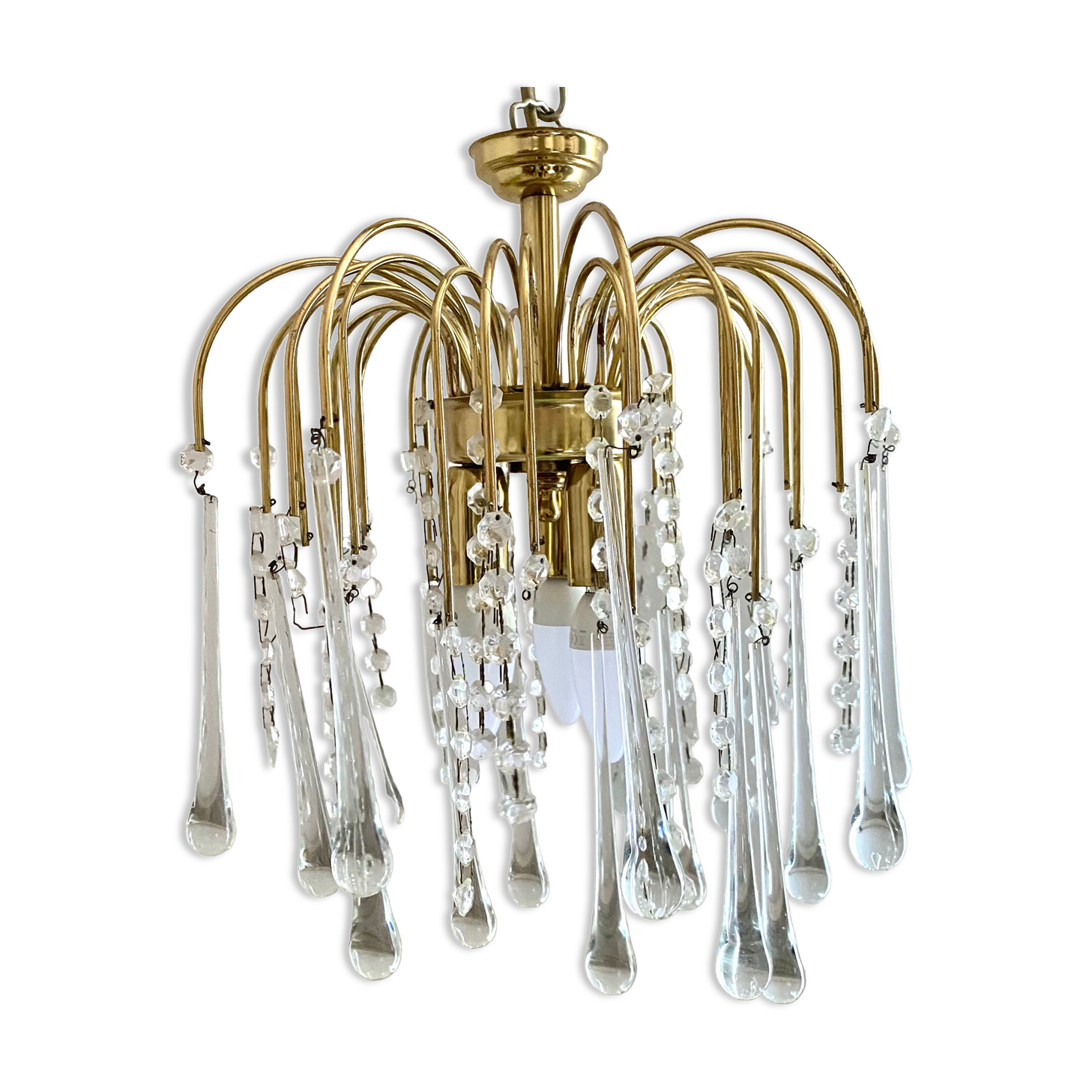 Murano Glass Waterfall Chandelier