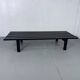 Mid-century modern Japandi black slat bench coffee table by Martin Visser for 't Spectrum, 1960s