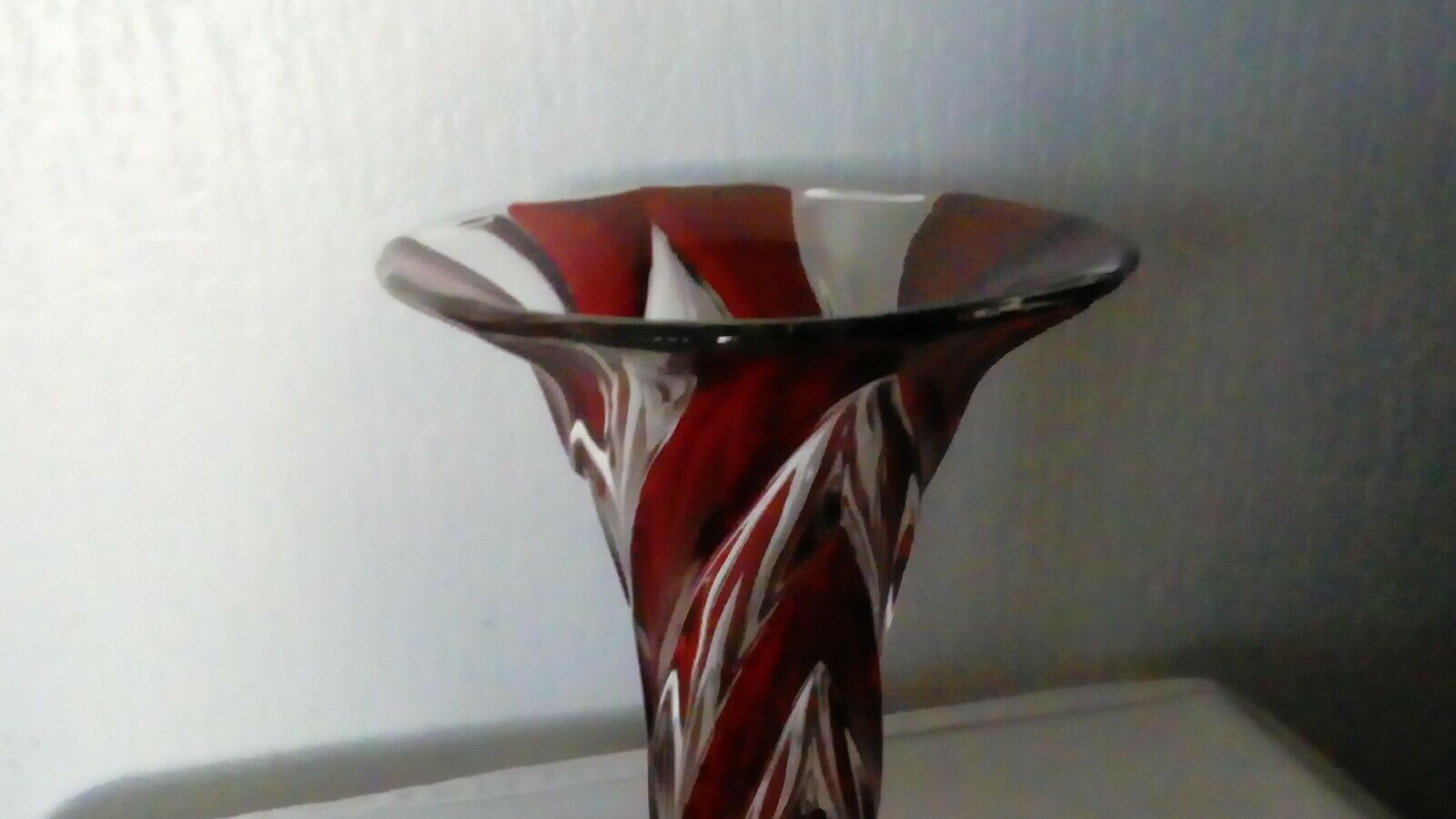 Art deco 1930-1940 coloured glass vase
