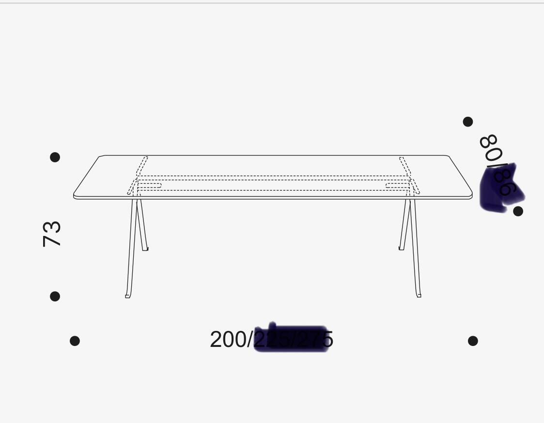 Frate dining table by enzo mari for driade