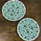 Lot of 2 round serving platters Rosenthal Monbijou Giscard vintage
