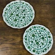 2 round serving dishes Rosenthal Monbijou Giscard vintage