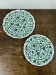 Lot of 2 round serving platters Rosenthal Monbijou Giscard vintage