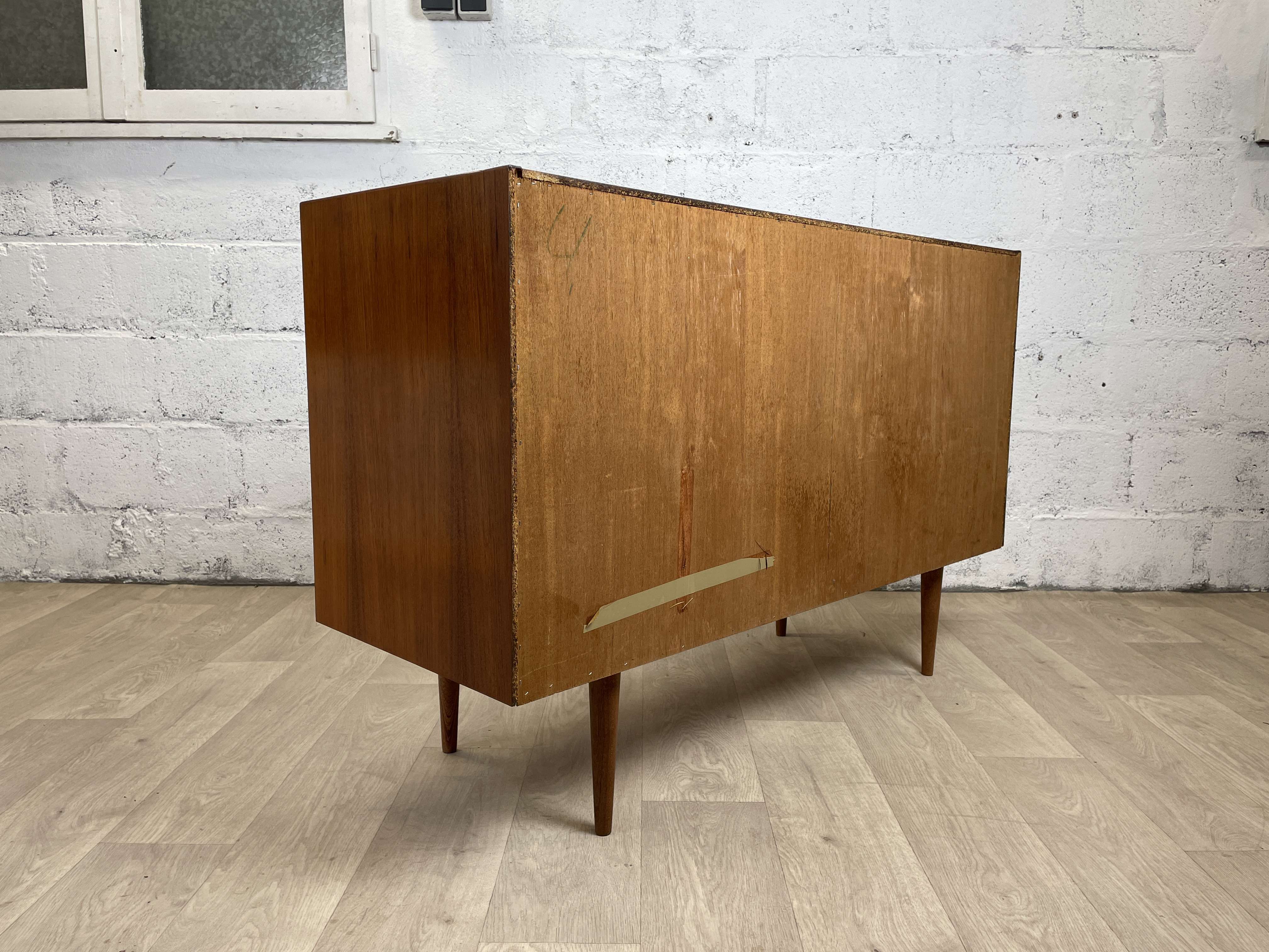 Scandinavian teak sideboard, 60s