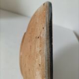 Large handcrafted glazed bowl – radiant floral decoration