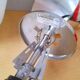 Suspension in opaline Limburg, model Drop 1970