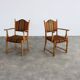 Brutalist dining chairs | vintage chairs | danish