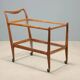 Vintage kitchen sideboard in beech and glass, design, Italy, 1950s
