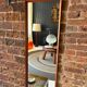 Scandinavian mirror from the 1960s by Aarhus Glasimport and Glassliberi.