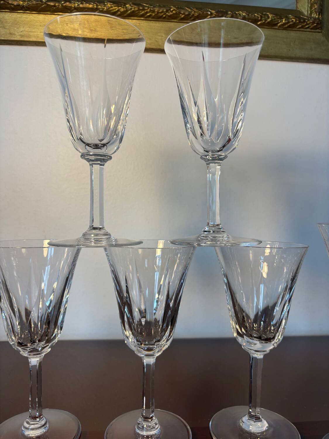 7 wine glasses Cerdagne Saint Louis