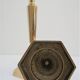 Pair of solid brass candle holders neo classic vintage style