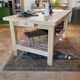 XXL solid oak kitchen island/worktop 180 x 105