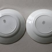 2 dessert plates Faïence d'Onnaing from Northern France