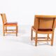 Set of 4 Vintage Architectural Danish chairs