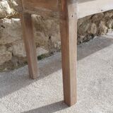 Bench, wooden banquette