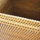 Vintage rattan and wicker storage box