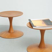 Set of 2x stools by Nanna Ditzel for Kolds Sawmill, 1960s