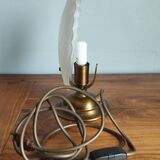 Vintage shell table lamp