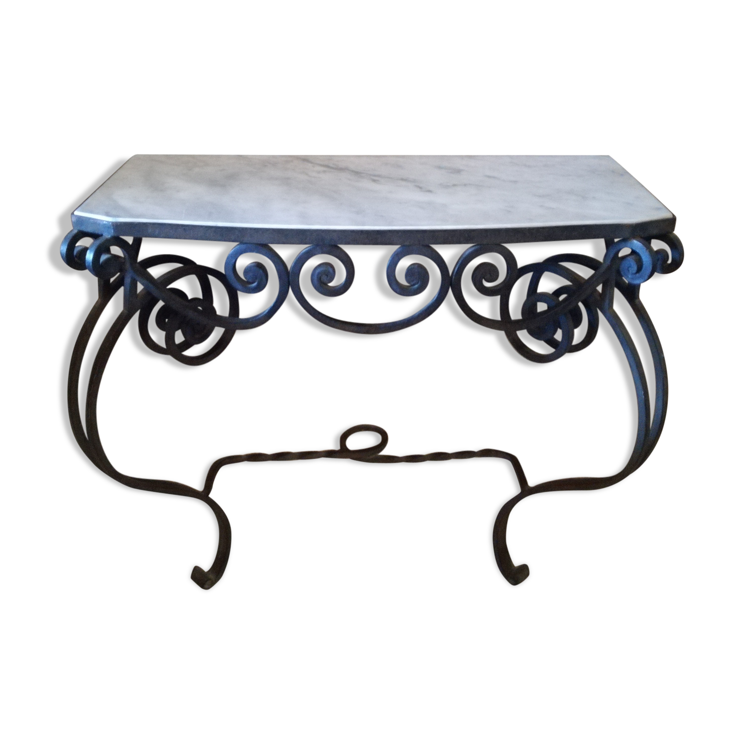 1950s wrought iron console