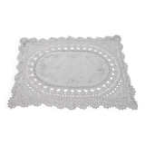 Old cotton lace placemat 42 x 30cm