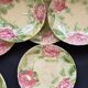 Exclusive antique dessert service in faience/terracotta with slip from 1900.