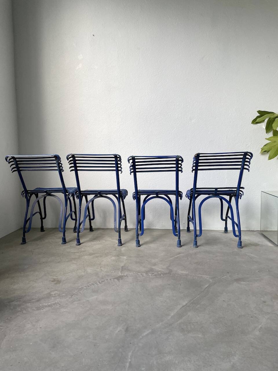 Series of 4 Arras chairs 1900