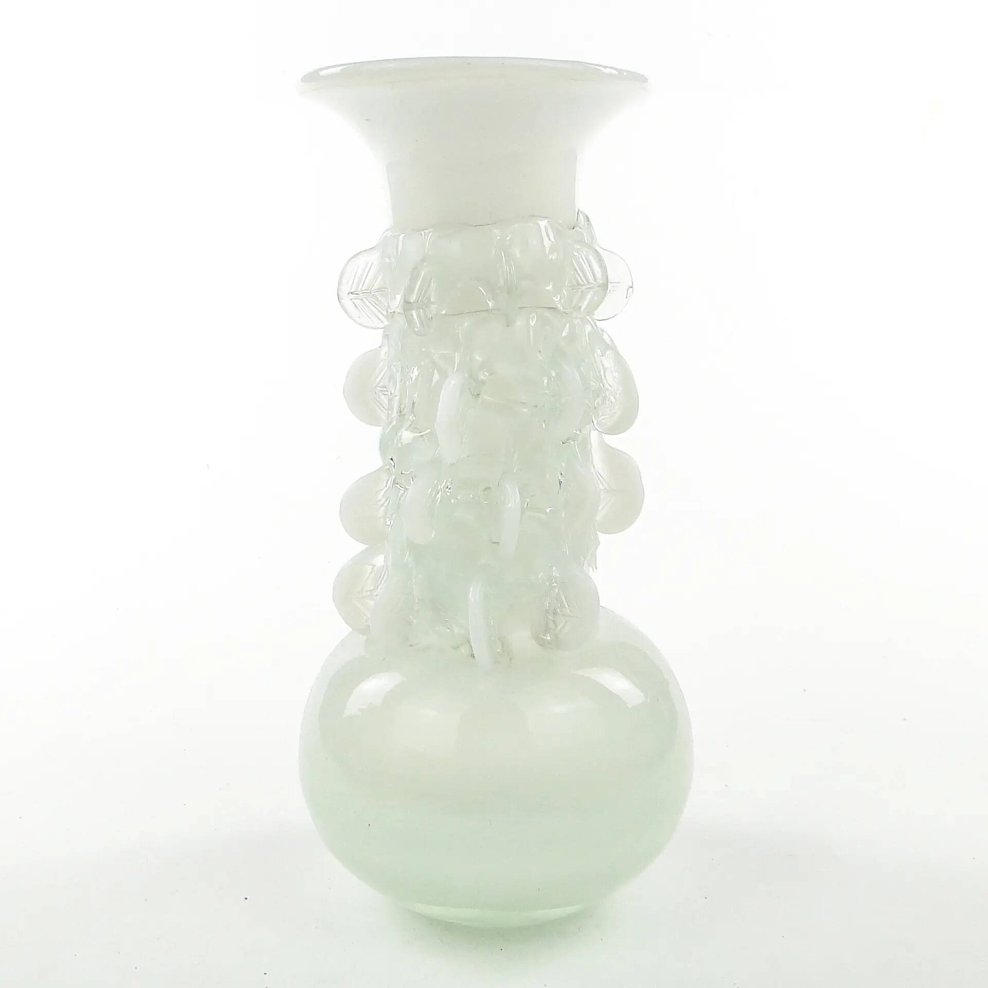 Bride vase, modernism, glass, designed by J. Słuczan-Orkusz, Poland, 1970s