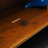 Bibliothèque en teck, design danois, années 70, production: Danemark