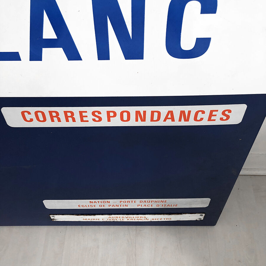 "Louis Blanc" subway plate