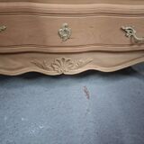 Louis XV style chest of drawers in cherry wood